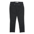 LEVI'S 524 Skinny Womens Jeans Black Slim Denim W26 L26 Stylish Zip Cotton Blend