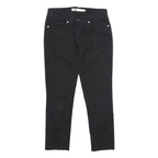 LEVI'S 524 Skinny Womens Jeans Black Slim Denim W26 L26 Stylish Zip Cotton Blend