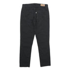 LEVI'S 524 Skinny Womens Jeans Black Slim Denim W26 L26 Stylish Zip Cotton Blend