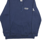 ADIDAS Mens Navy Austin Junior Volleyball Hoodie L Cotton Blend Casual Pullover