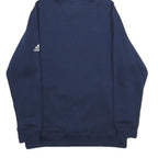 ADIDAS Mens Navy Austin Junior Volleyball Hoodie L Cotton Blend Casual Pullover