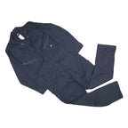 DICKIES Mens Navy Blue Cotton Dungarees L W40 L29 Workwear Zip Pockets