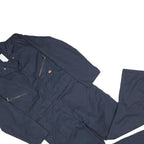 DICKIES Mens Navy Blue Cotton Dungarees L W40 L29 Workwear Zip Pockets