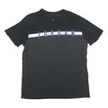 AIR JORDAN Mens Black & Purple Graphic T-Shirt M Short Sleeve Crew Neck