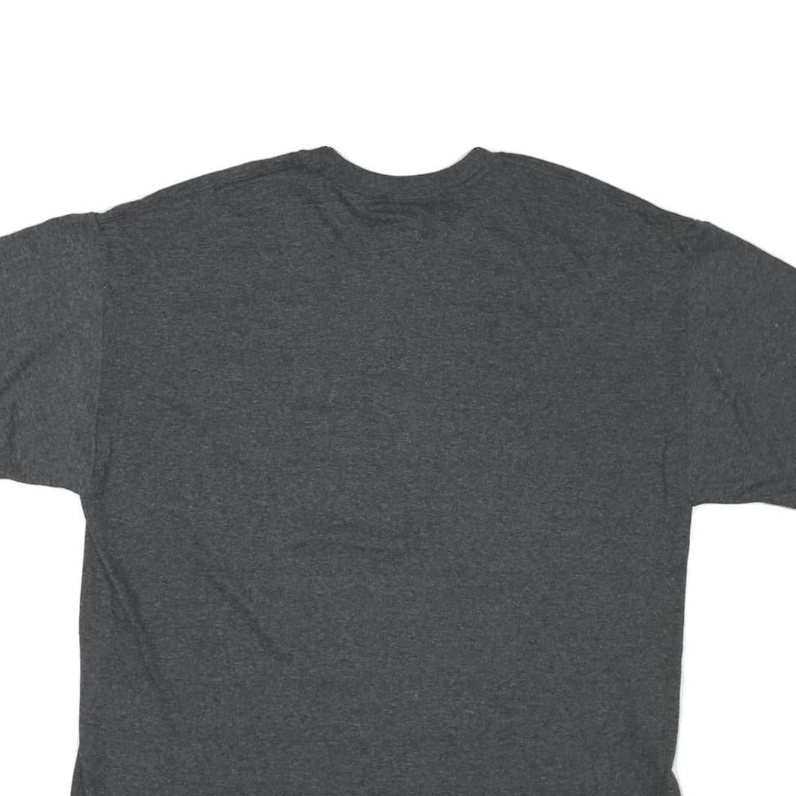 CHAMPION Mens Grey Ivy Tech Alumni Graphic T-Shirt L Short Sleeve Crew Neck