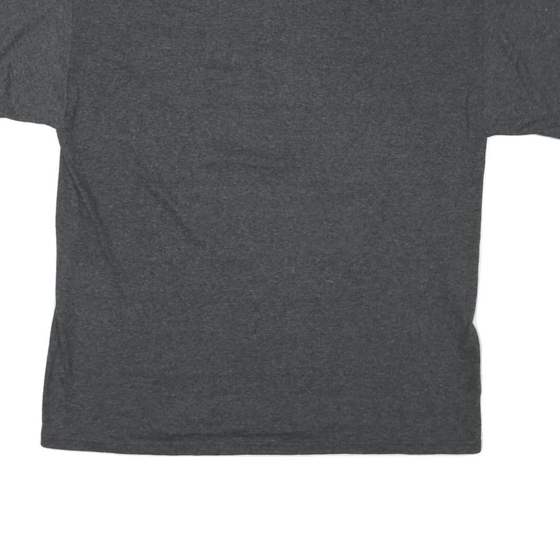 CHAMPION Mens Grey Ivy Tech Alumni Graphic T-Shirt L Short Sleeve Crew Neck