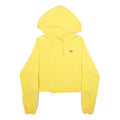 LEVI'S Womens Yellow Hoodie S Cotton Blend Drawstring Casual Sweatshirt
