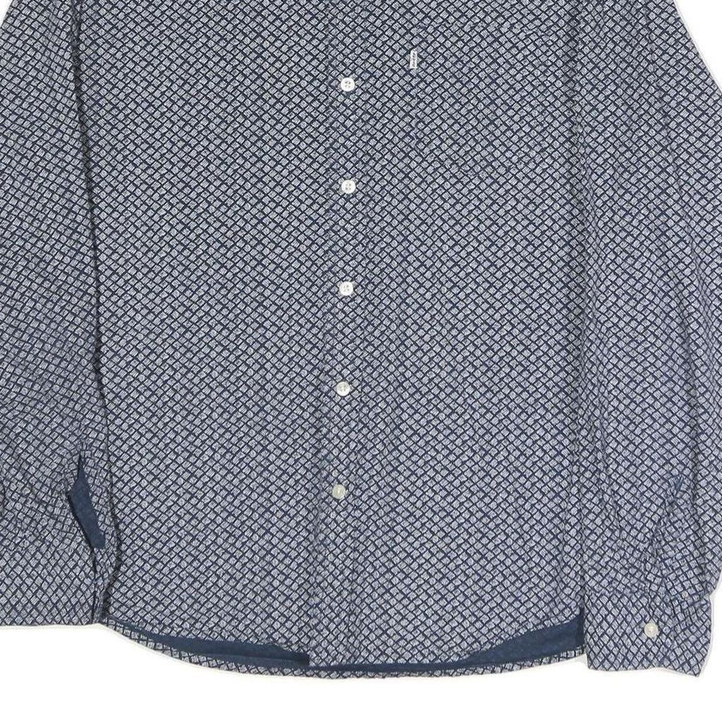 LEVI'S Mens Blue Pattern Shirt XL Cotton Long Sleeve Button Closure Casual
