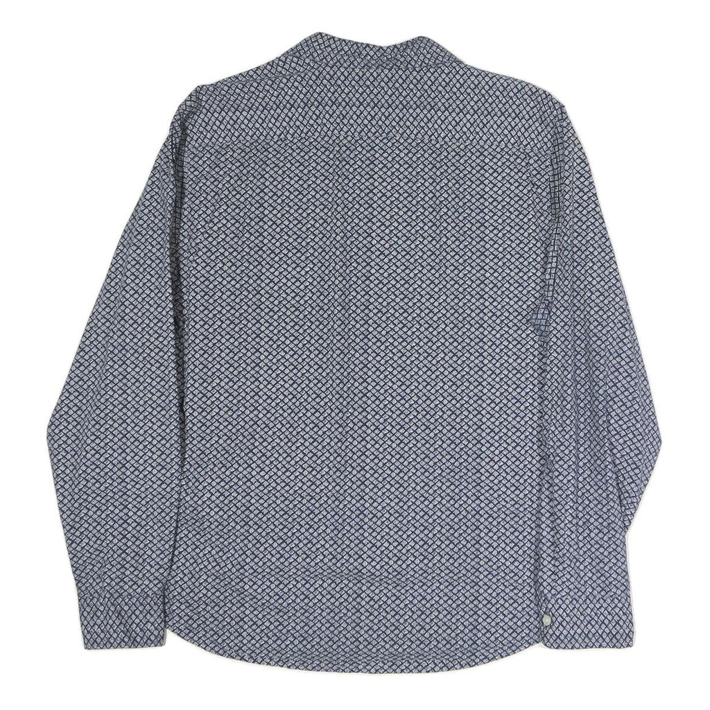 LEVI'S Mens Blue Pattern Shirt XL Cotton Long Sleeve Button Closure Casual