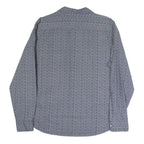 LEVI'S Mens Blue Pattern Shirt XL Cotton Long Sleeve Button Closure Casual