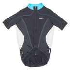 Cycling Mens Jersey Black Full Zip S