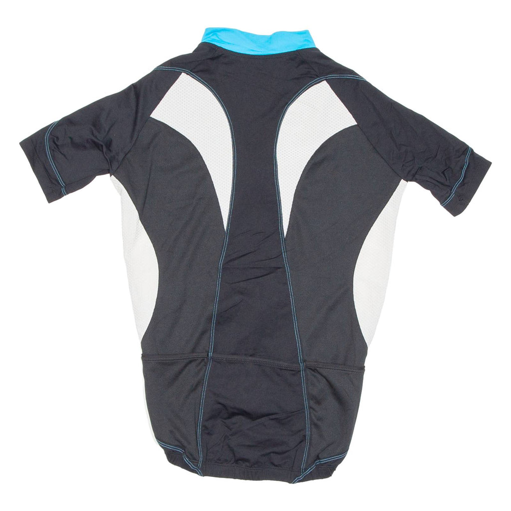 Cycling Mens Jersey Black Full Zip S