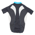 Cycling Mens Jersey Black Full Zip S