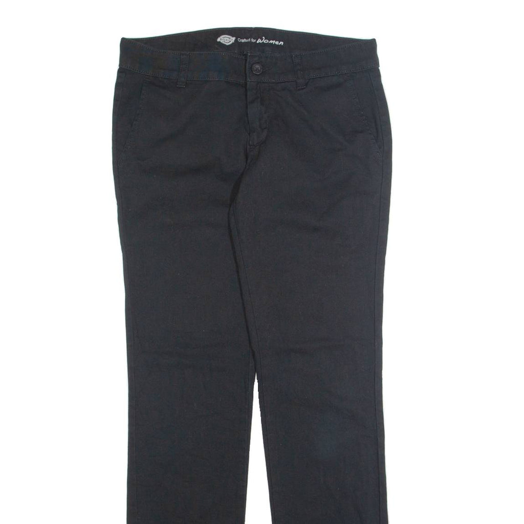 DICKIES Chino Womens Trousers Black Regular Tapered W32 L32