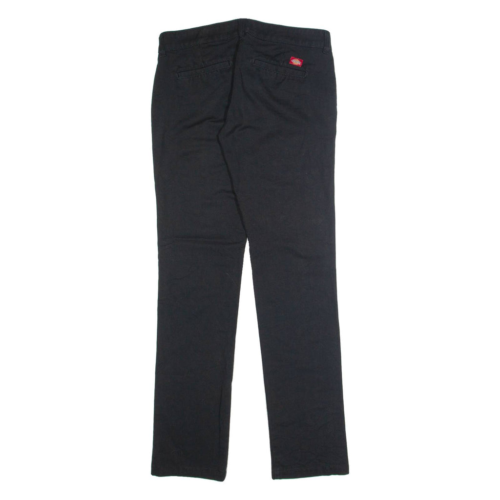 DICKIES Chino Womens Trousers Black Regular Tapered W32 L32