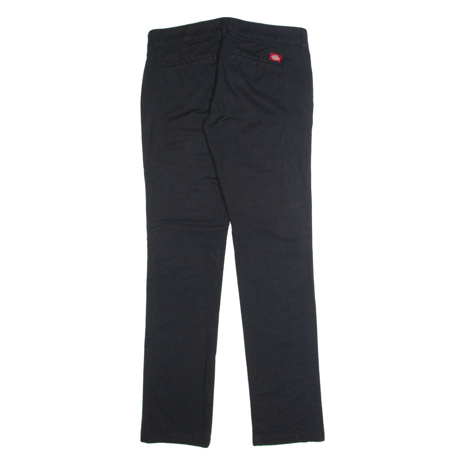 DICKIES Chino Womens Trousers Black Regular Tapered W32 L32