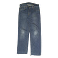 LEVI'S Mens Blue Regular Straight Denim Medium W30 L30 Classic Cotton Blend Zip