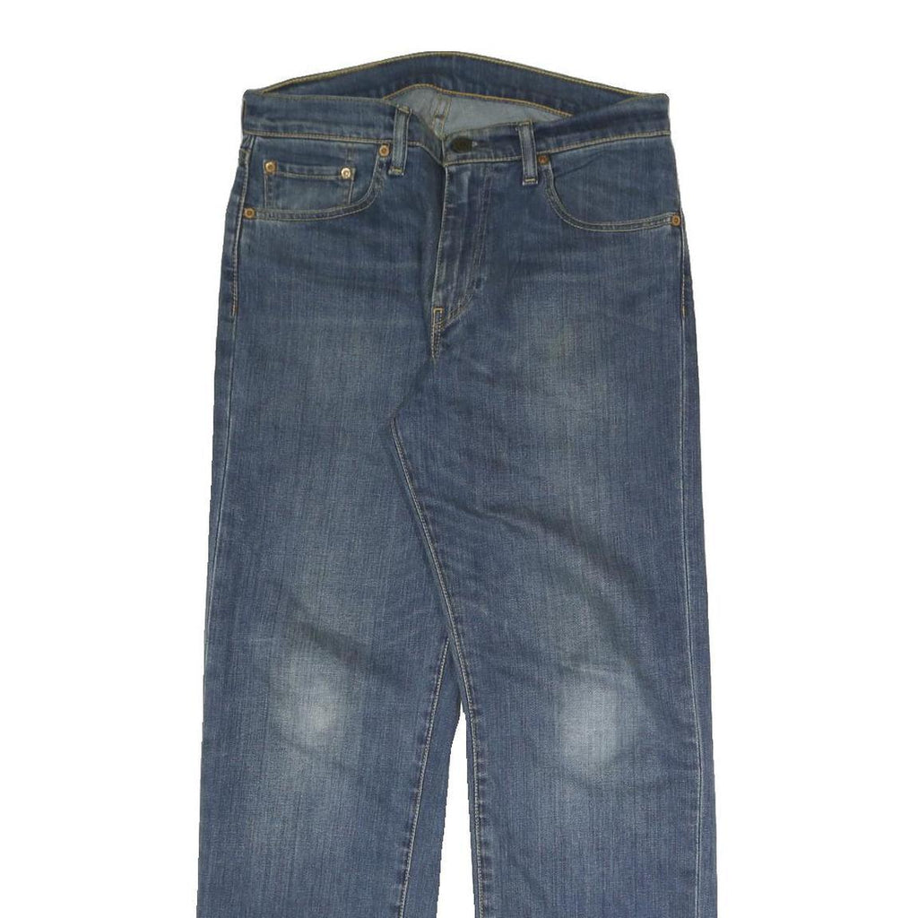LEVI'S Mens Blue Regular Straight Denim Medium W30 L30 Classic Cotton Blend Zip