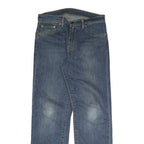 LEVI'S Mens Blue Regular Straight Denim Medium W30 L30 Classic Cotton Blend Zip