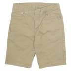 LEVI'S Mens Shorts Beige Casual Plain M W28 Stylish Summer Wear