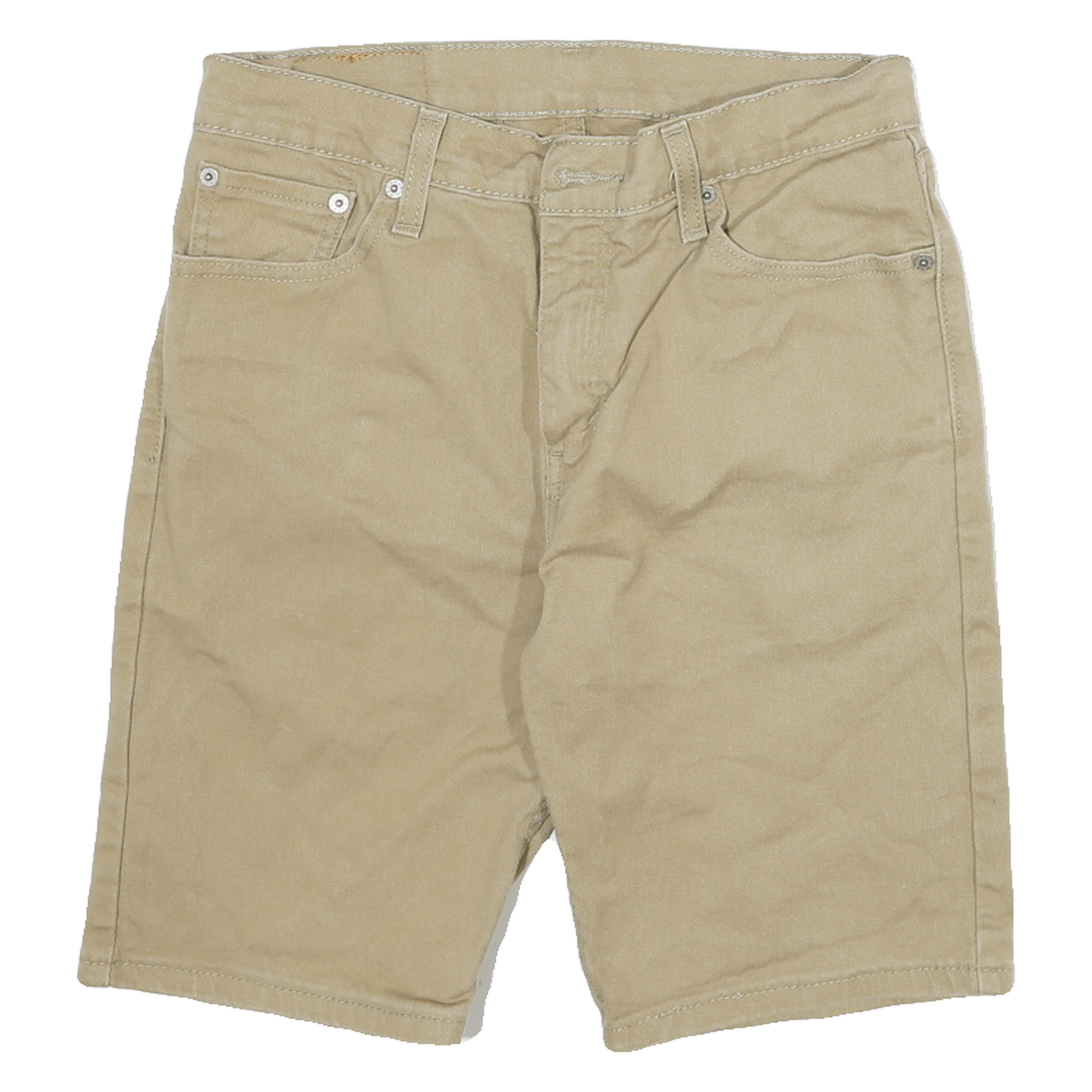 LEVI'S Mens Shorts Beige Casual Plain M W28 Stylish Summer Wear