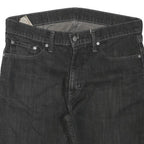 LEVI'S Mens Black Denim Cut-Off Shorts L W32 513 Style Casual Cotton Blend
