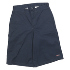 DICKIES Mens Shorts Blue Casual Plain M W30 Workwear Durable Cotton Blend