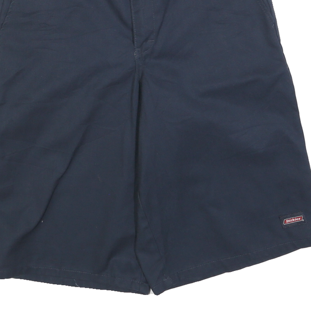 DICKIES Mens Shorts Blue Casual Plain M W30 Workwear Durable Cotton Blend