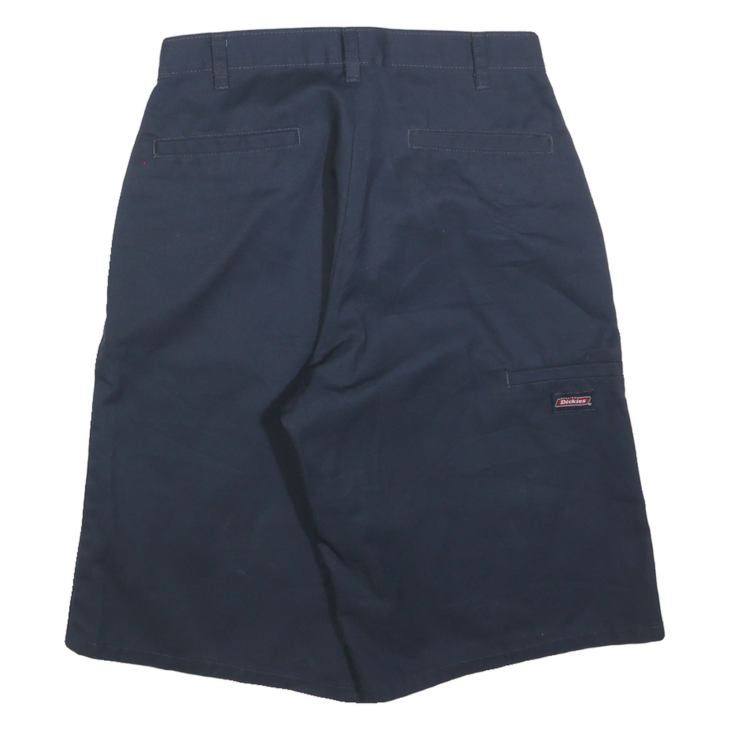 DICKIES Mens Shorts Blue Casual Plain M W30 Workwear Durable Cotton Blend