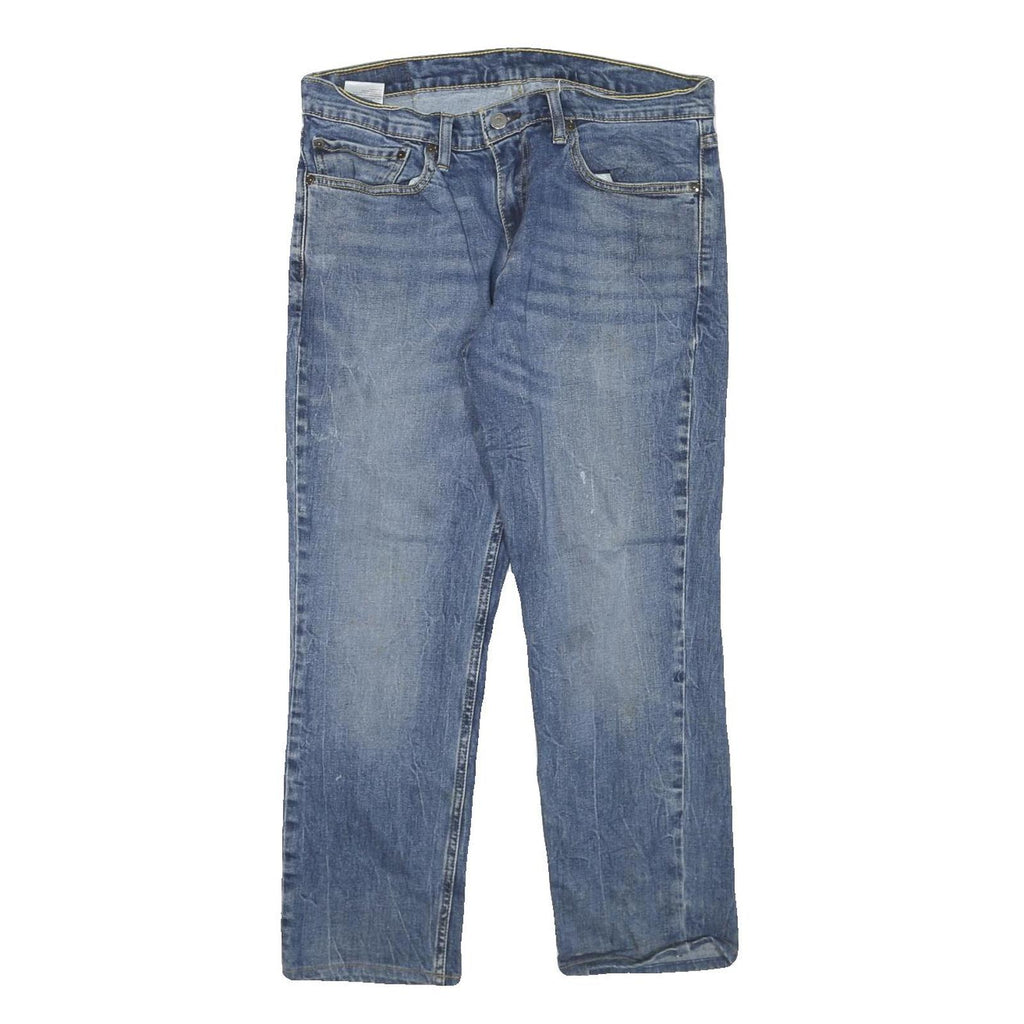 LEVI'S Mens Jeans Blue Regular Straight Denim Medium W32 L26 Classic Fit Zip
