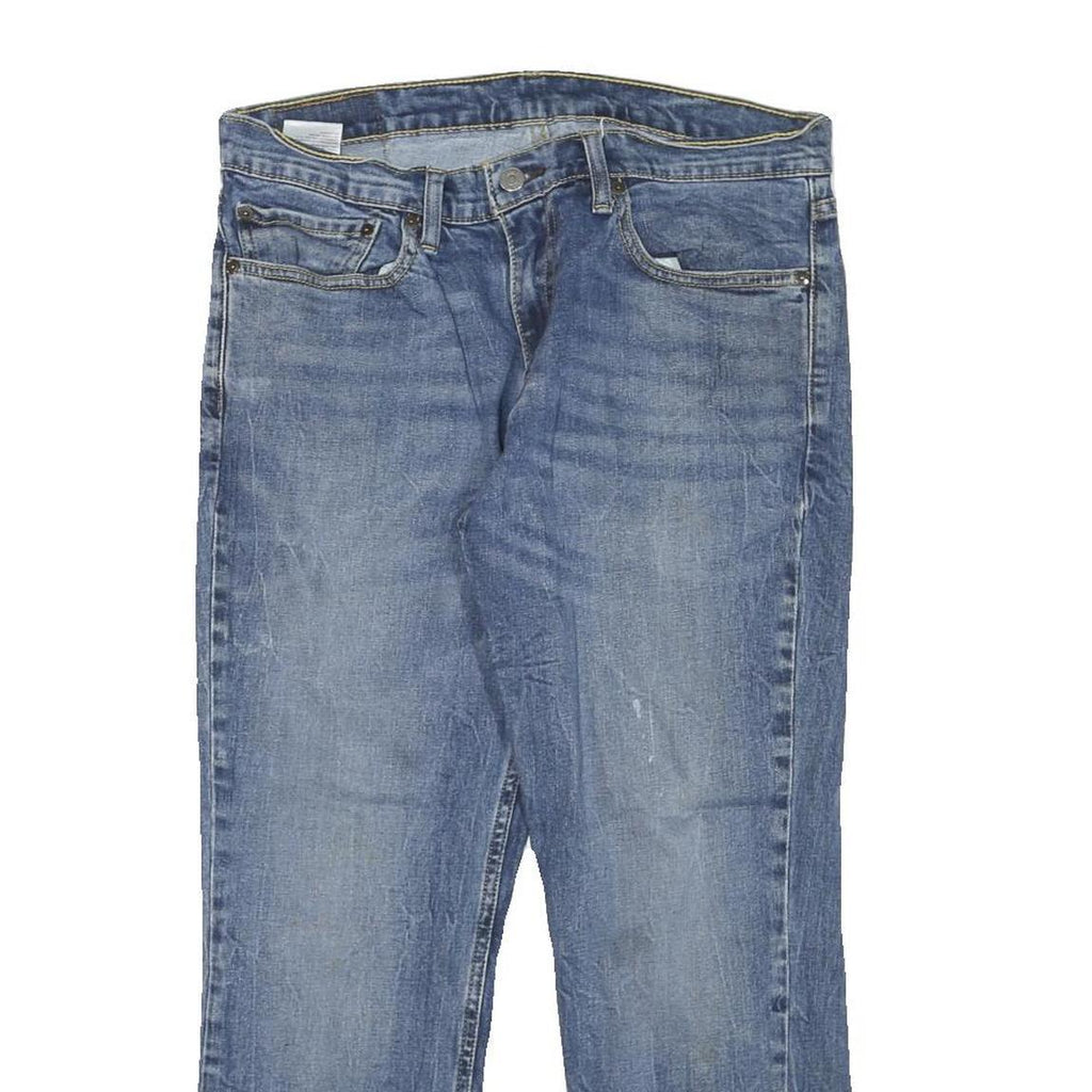 LEVI'S Mens Jeans Blue Regular Straight Denim Medium W32 L26 Classic Fit Zip