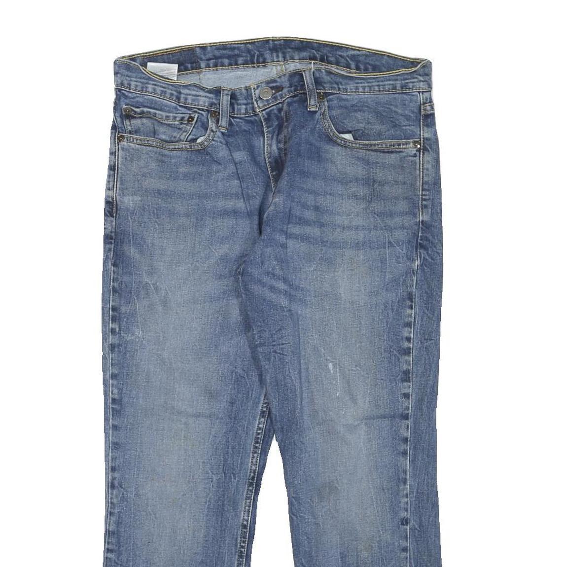 LEVI'S Mens Jeans Blue Regular Straight Denim Medium W32 L26 Classic Fit Zip