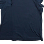 JAEGER Womens Blue Ruffle Sleeve Top M Cotton Casual Comfortable M