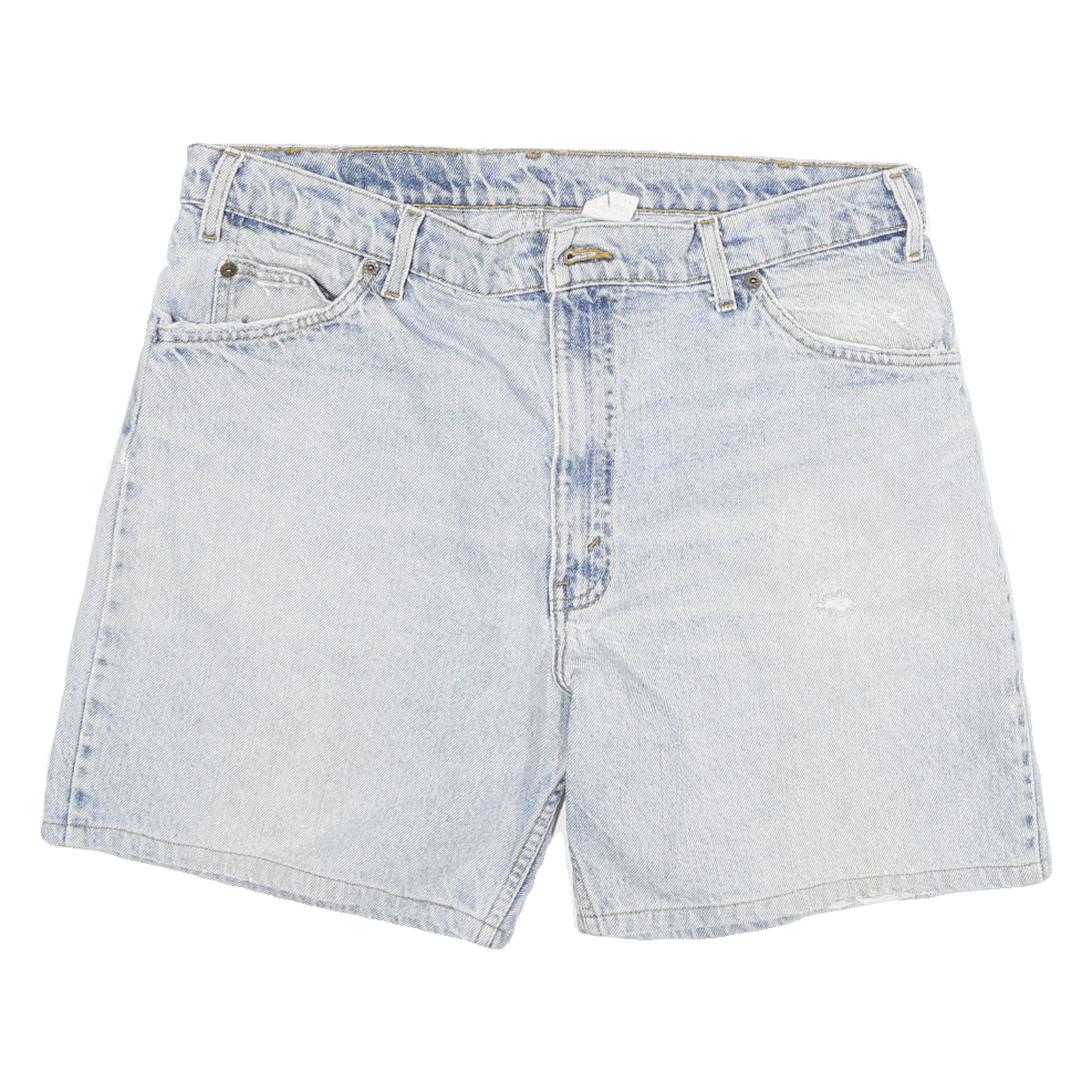 LEVI'S Mens Shorts Blue Casual Denim L W34 Classic Cotton Blend