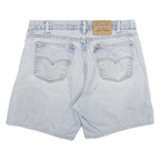 LEVI'S Mens Shorts Blue Casual Denim L W34 Classic Cotton Blend