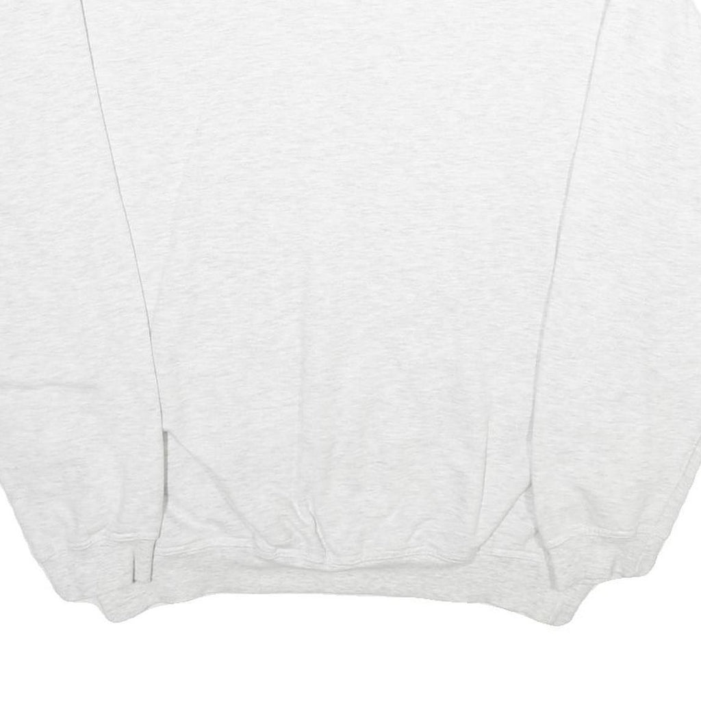 PUMA Mens White Crew Neck L Classic Cotton Sweatshirt Logo Pullover