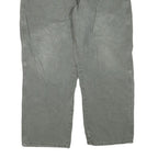 DICKIES Mens Grey Regular Fit Straight Cotton Blend Jeans W40 L28 Workwear