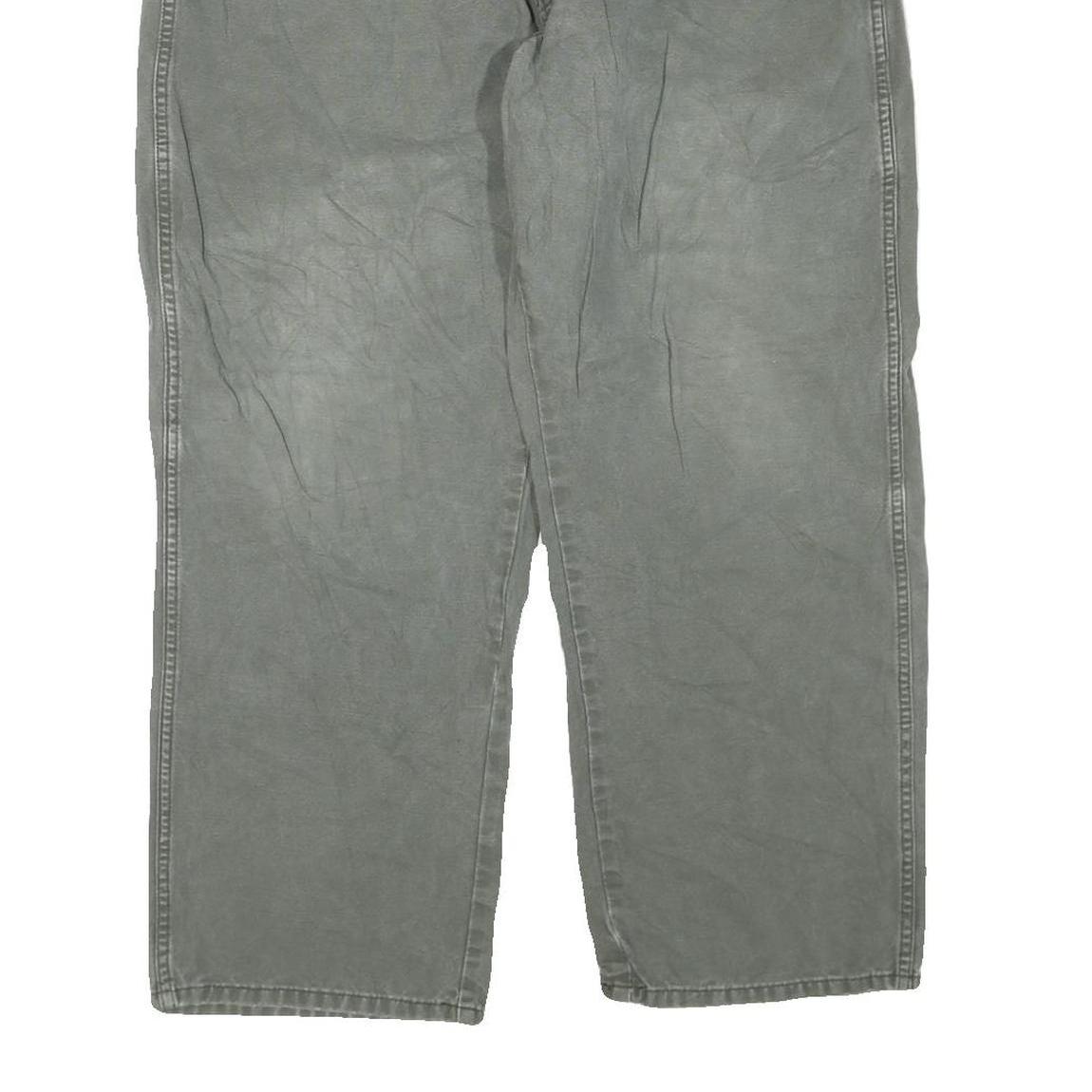 DICKIES Mens Grey Regular Fit Straight Cotton Blend Jeans W40 L28 Workwear