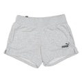 PUMA Womens Shorts Grey Casual S W28 Cotton Blend Comfortable Summer Wear