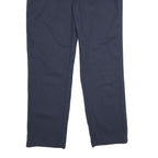 RED KAP Mens Polyester Blend Navy Regular Fit Straight Leg Trousers W38 L32