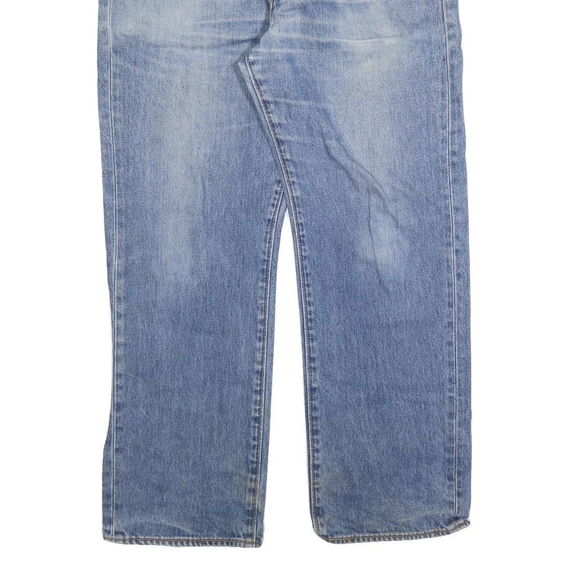 LEVI'S 751 Mens Jeans Blue Regular Straight Denim Medium W36 L30 Classic Zip