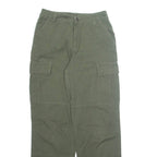 BAC Cargo Mens Trousers Green Regular Straight W26 L30