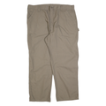 CARHARTT Mens Regular Fit Beige Cotton Blend Trousers W42 L30 Workwear Utility