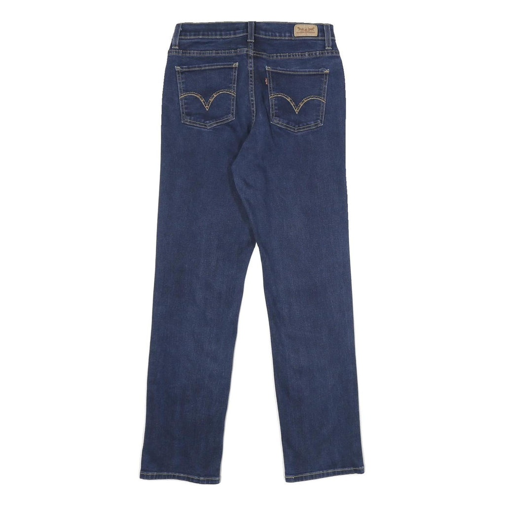 LEVI'S Perfectly Slimming 512 Straight Womens Jeans Blue Slim Straight Denim W30