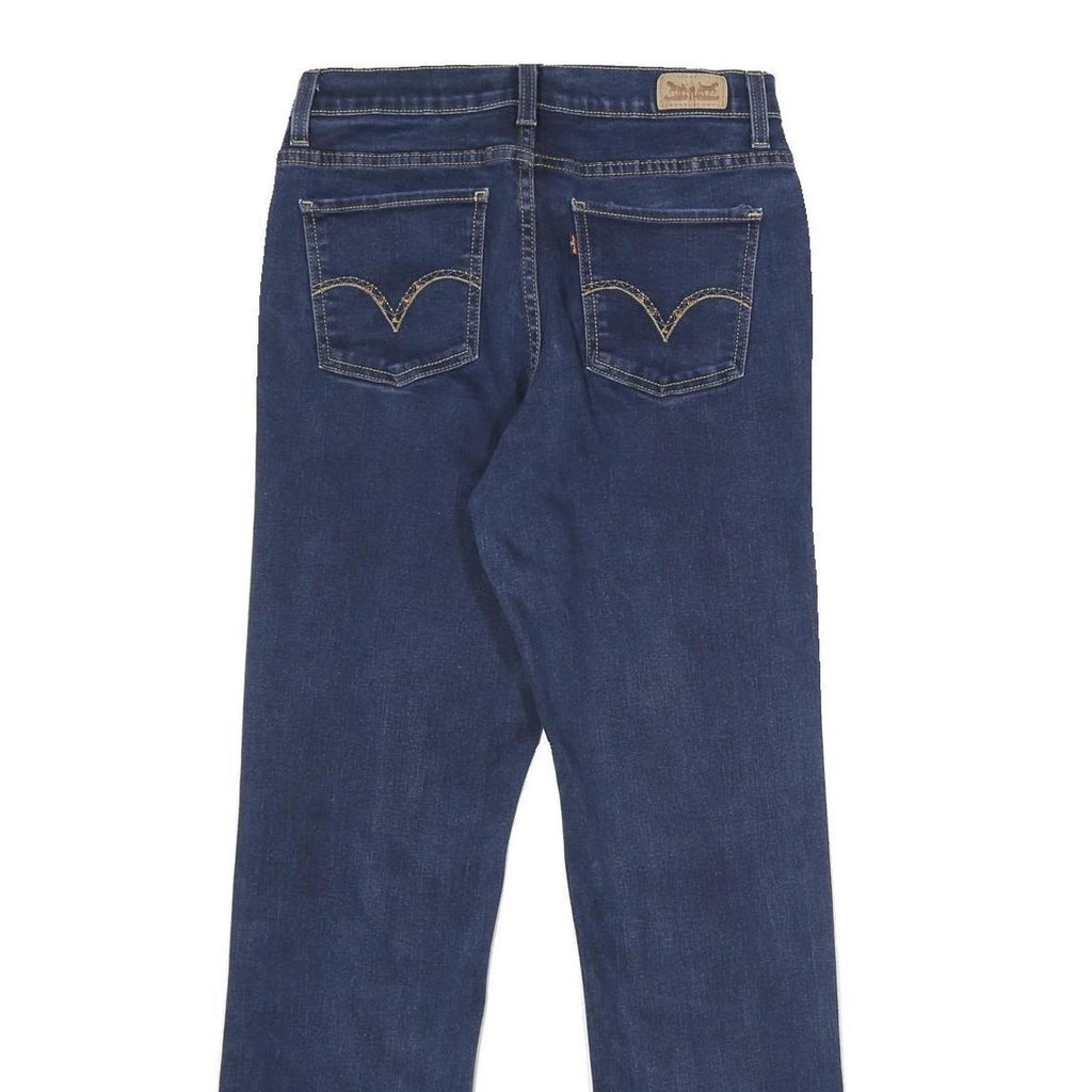 LEVI'S Perfectly Slimming 512 Straight Womens Jeans Blue Slim Straight Denim W30