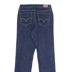 LEVI'S Perfectly Slimming 512 Straight Womens Jeans Blue Slim Straight Denim W30