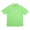 KAPPA Mens Green Short Sleeve Plain M Cotton Polo Shirt Casual Summer Wear