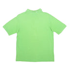 KAPPA Mens Green Short Sleeve Plain M Cotton Polo Shirt Casual Summer Wear