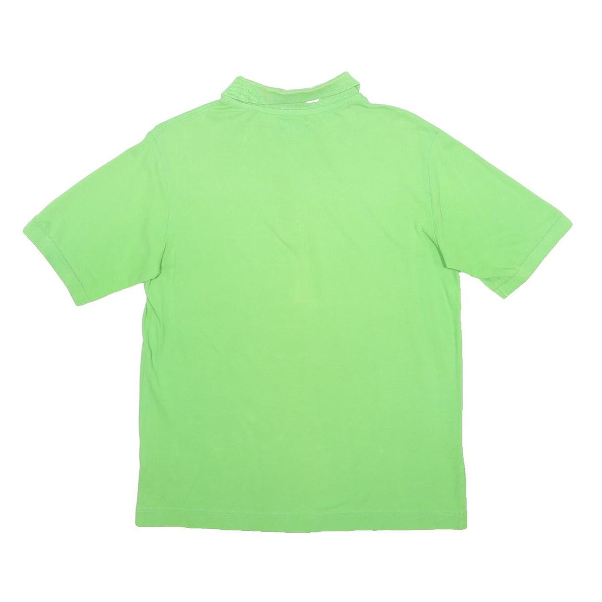 KAPPA Mens Green Short Sleeve Plain M Cotton Polo Shirt Casual Summer Wear