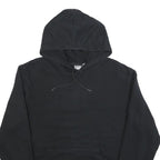 PUMA Mens Black Hoodie M Cotton Blend Pullover Classic Logo Design